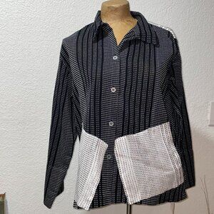 NWT Lagenlook Black and White MSQUARE by NEETU MALIK sz 0 S M